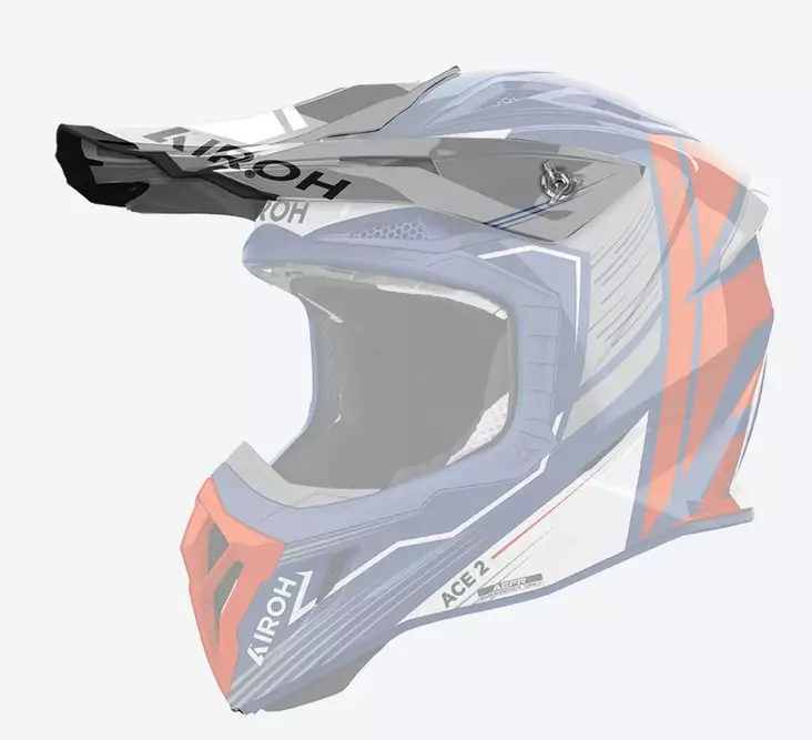 Airoh Aviator Ace 2 Peak Engine Cerulean Gloss - Duell ajovarusteet - 59280 - 1