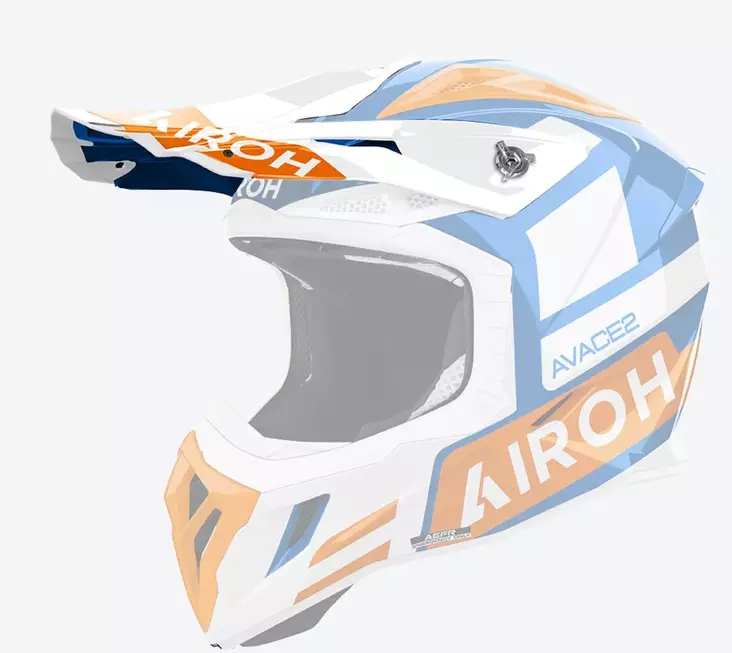 Airoh Aviator Ace 2 Peak Sake Orange gloss - Duell ajovarusteet - 59390 - 1