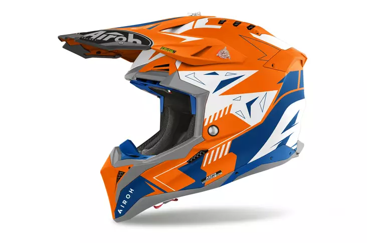 Airoh Kypärä Aviator 3 Spin Oranssi Fluo Matta L - Duell ajovarusteet - 61770 - 1