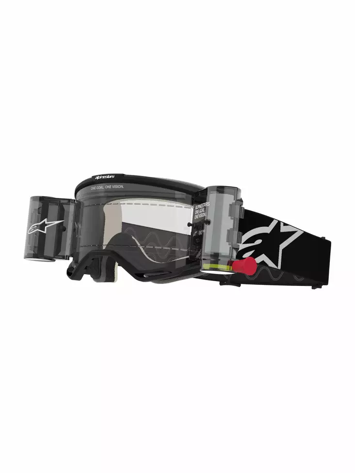 Alpinestars Ajolasit Vision 5 CORP Musta Kirkas ROLL-OFF - Duell ajovarusteet - 37450 - 1
