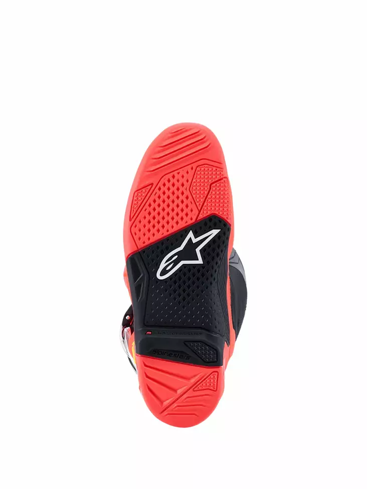 Alpinestars Ajosaapas Tech 7 Musta/Punainen Fluo/Pinkki Fluo, 40.5 (7) - Duell ajovarusteet - 38930 - 1