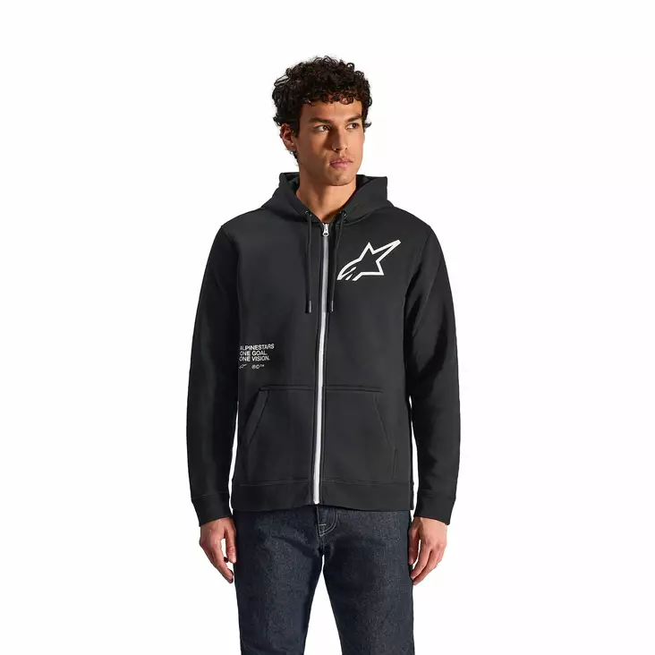 Alpinestars Huppari Transverse Musta/Punainen, L - Duell ajovarusteet - 35850 - 1