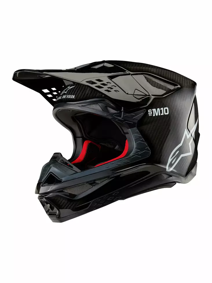 Alpinestars Kypärä S-M10 2206 Solid Carbon, L - Duell ajovarusteet - 36300 - 1