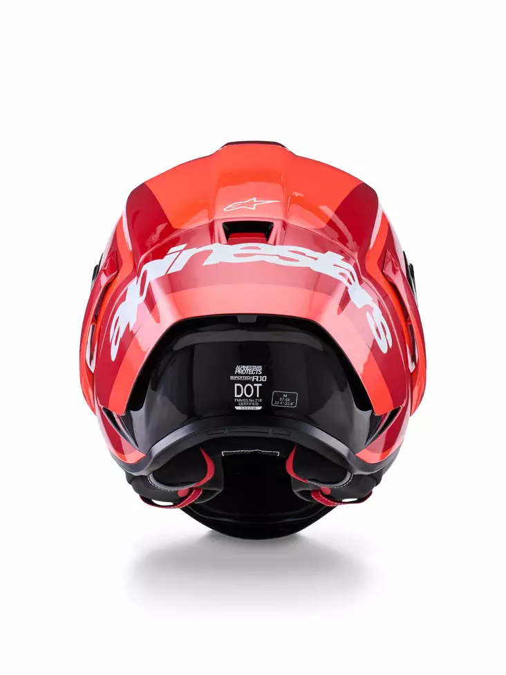 Alpinestars Kypärä Supertech S-R10 Arius Musta/Valkoinen/Duo Punainen, XXL - Duell ajovarusteet - 36890 - 1