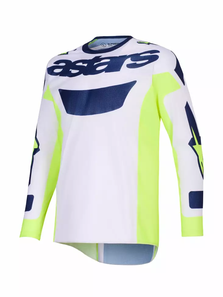 Alpinestars Paita Racer Air Riway Harmaa/Fluo Keltainen/Sininen XL - Duell ajovarusteet - 44020 - 1