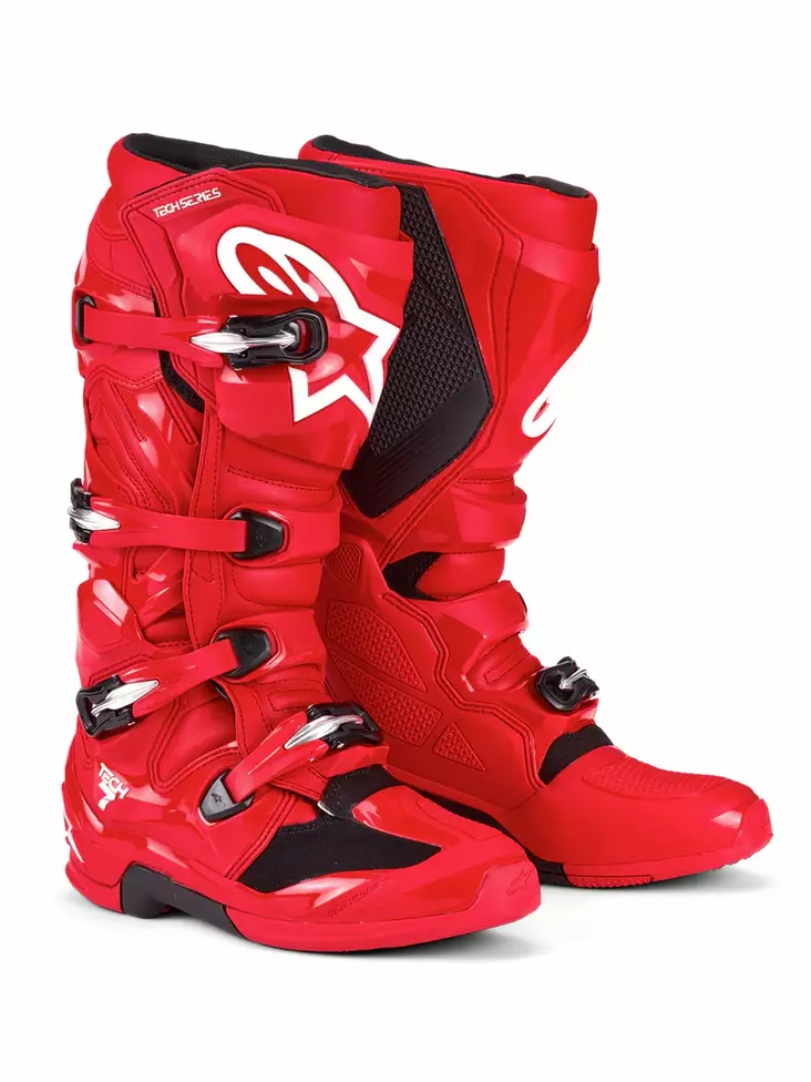 Alpinestars Saapas Tech 7 Punainen, 42 (8) - Duell ajovarusteet - 38750 - 1