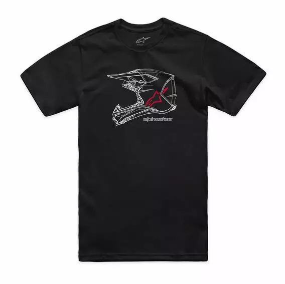 Alpinestars T-Paita MX Helmet CSF Tummansininen, XL - Duell ajovarusteet - 36000 - 1