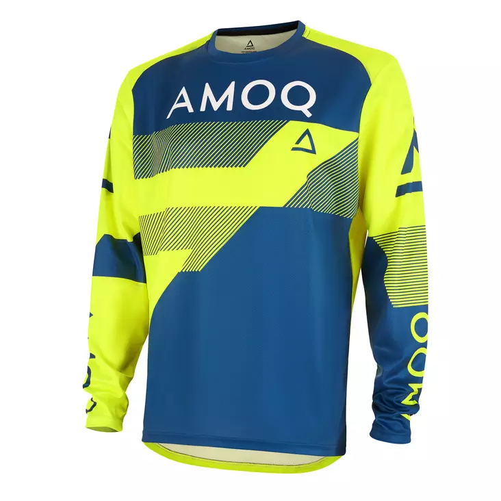 AMOQ Ascent Strive V2 Ajopaita Keltainen-Tummansininen L - Duell ajovarusteet - 52910 - 1