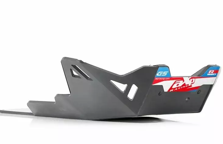 AXP Adventure Skid Plate HDPE 8mm Black/Blue/White/Red BMW R1250GS 19-22 - Duell MP varaosat ja tarvikkeet - 86970 - 1