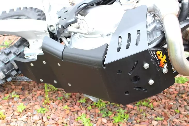 AXP Xtrem HDPE Skid Plate Black KTM 450 16-18 / Husqvarna FE450/501 16-23 - Duell MP varaosat ja tarvikkeet - 86540 - 1