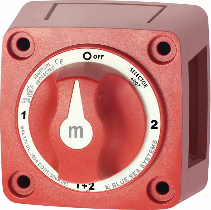 Blue Sea Battery mount switches 300 Amps - Duell venetarvikkeet - 132930 - 1