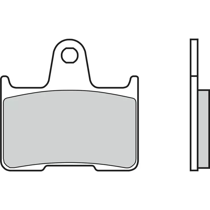 Brembo Jarrupalat Taakse Sintered Road - Duell MP varaosat ja tarvikkeet - 121580 - 1