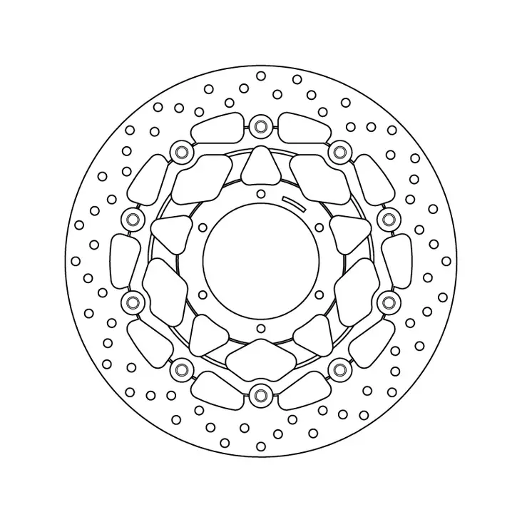 Brembo Serie Oro jarrulevy kelluva - Duell MP varaosat ja tarvikkeet - 121490 - 1