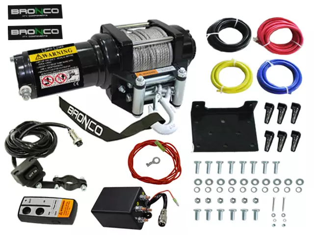BRONCO GEN I WINCH 2500 Wire - Duell ATV varaosat ja tarvikkeet - 29880 - 1