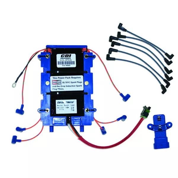 Cdi Elec. Johnson/Evinrude Power Pack Kit - 6 Cyl. 150/175HP (1991-06) - Duell venetarvikkeet - 137230 - 1