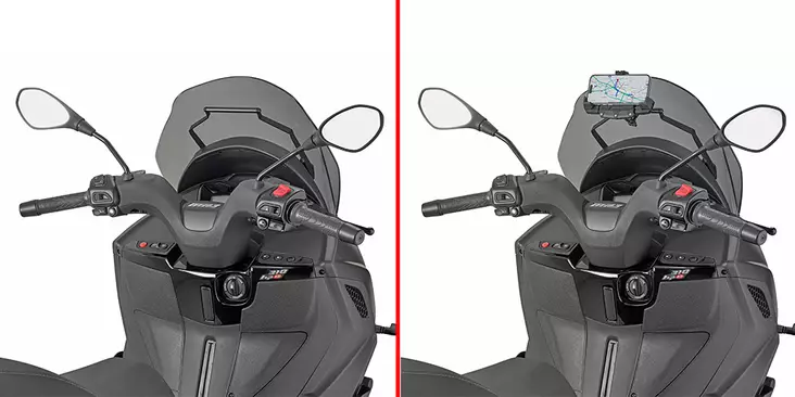 Givi Fairing Upper Br. Piaggio MP3 310 (2025) - Duell MP varaosat ja tarvikkeet - 100900 - 1