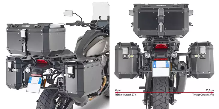 Givi PANN.HOLDER H. PAN AMERICA '21 OUTBACK - Duell MP varaosat ja tarvikkeet - 102180 - 1