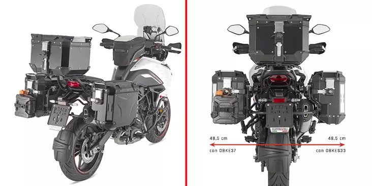 Givi Pannier Holder Benelli TRK 702 (2023) - Duell MP varaosat ja tarvikkeet - 103020 - 1