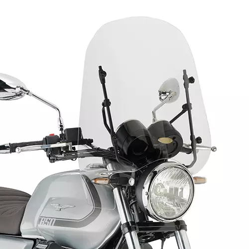 Givi Specific screen transp. 48.5 x 50 cm MOTOGUZZI V7 850 STONE/SPEC (21-23) - Duell MP varaosat ja tarvikkeet - 100490 - 1
