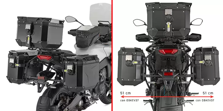 Givi Tub.Pann.Hol. Yamaha Tracer 9GT GT+ '25 - Duell MP varaosat ja tarvikkeet - 102460 - 1