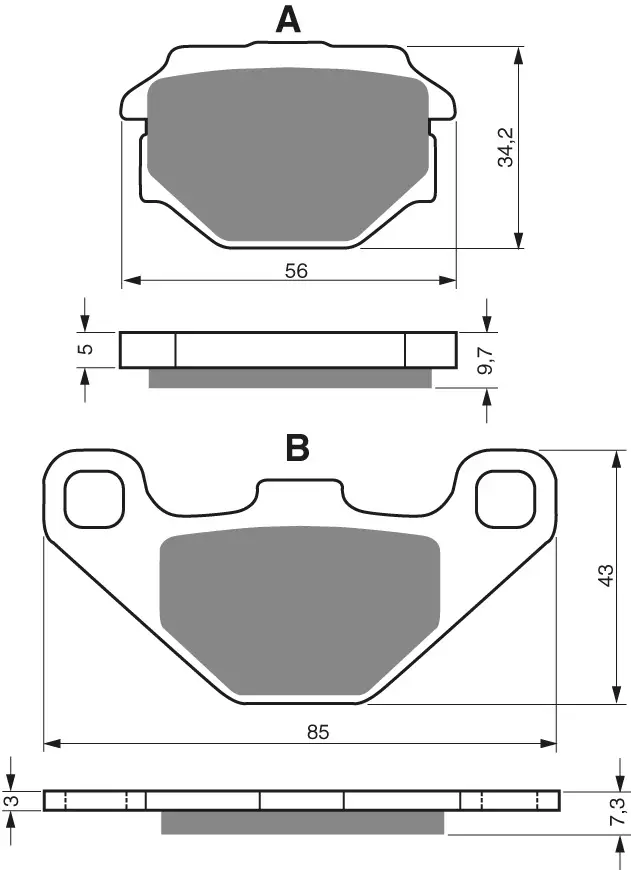GOLDFREN Jarrupalat 094 Ceramic Carbon K1 - Duell MP varaosat ja tarvikkeet - 68180 - 1