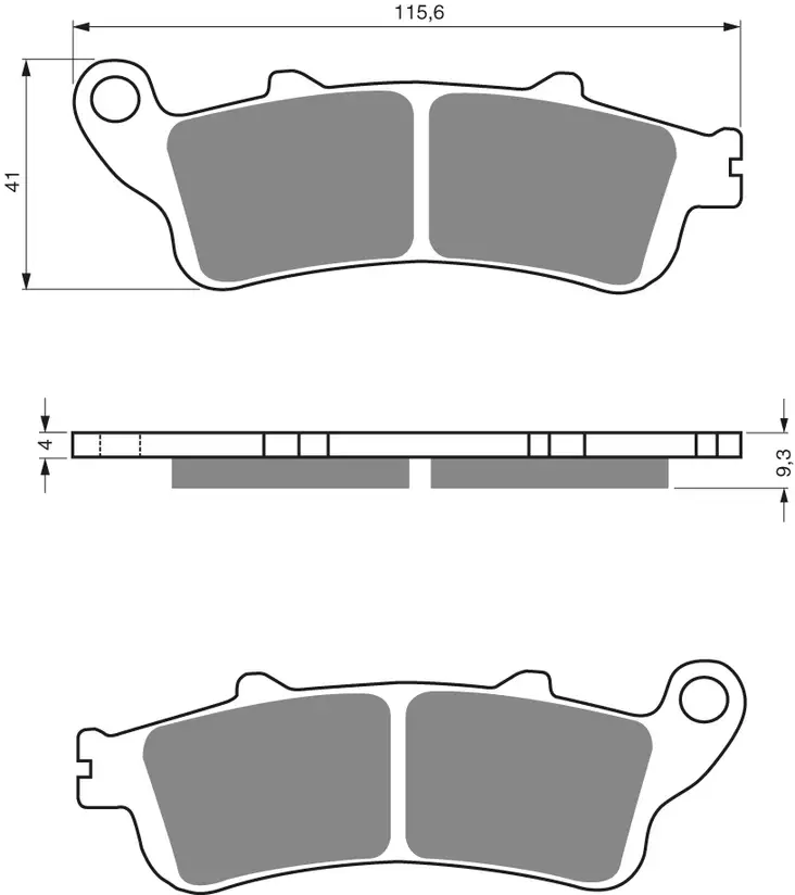 GOLDFREN Jarrupalat 135 Ceramic carbon AD - Duell MP varaosat ja tarvikkeet - 67390 - 1