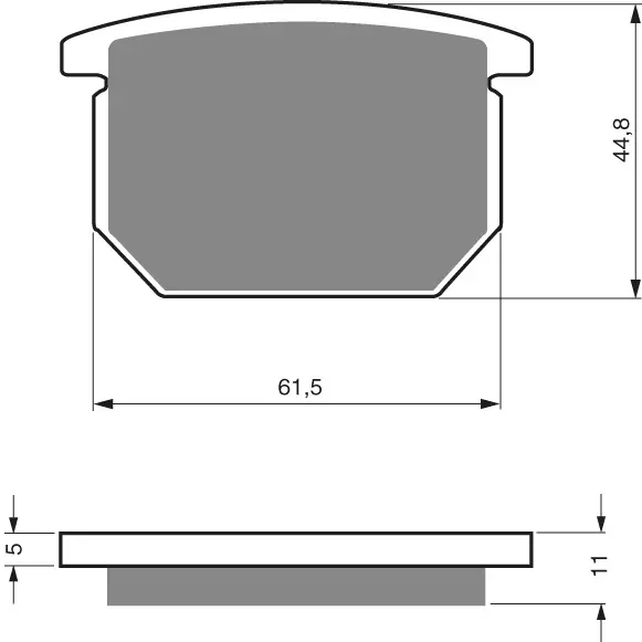 GOLDFREN Jarrupalat 138 Ceramic carbon AD - Duell MP varaosat ja tarvikkeet - 67420 - 1