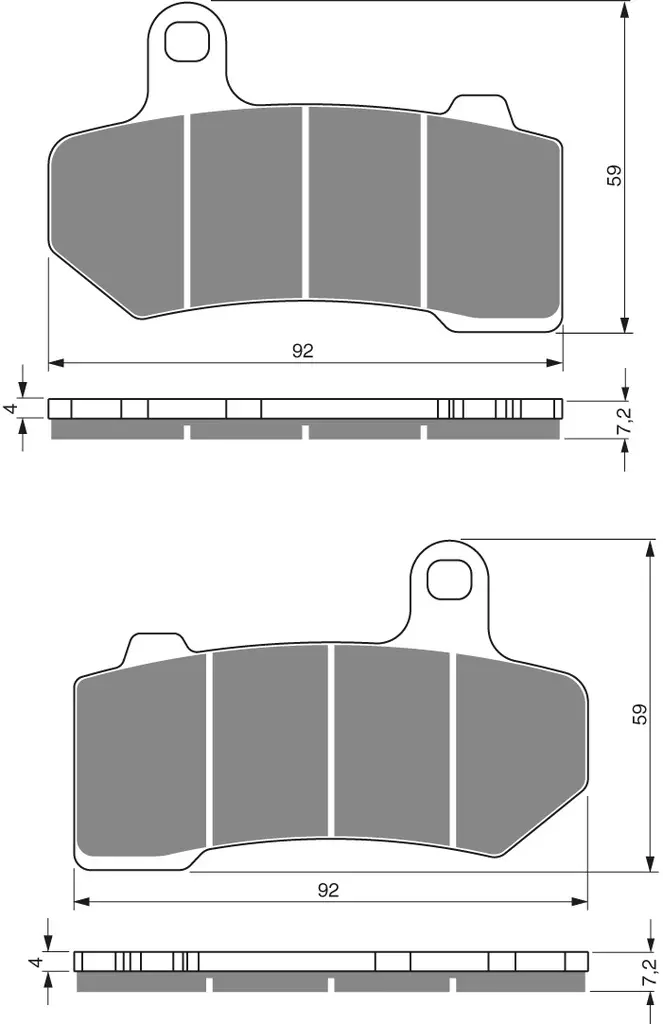 GOLDFREN Jarrupalat 271 Ceramic Carbon S3 - Duell MP varaosat ja tarvikkeet - 67730 - 1