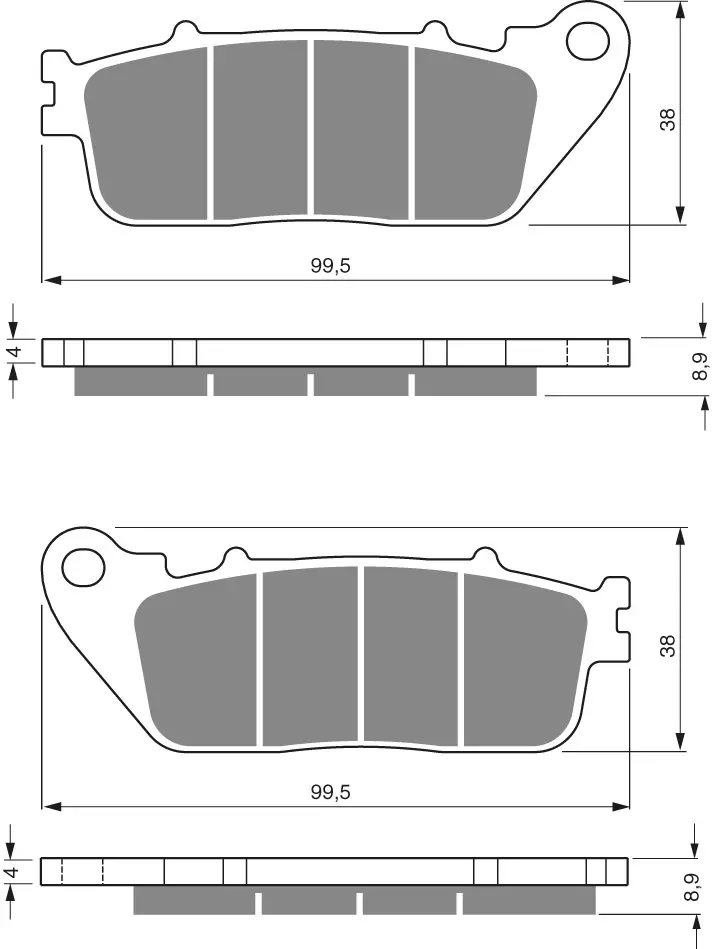 GOLDFREN Jarrupalat 277 Ceramic Carbon S3 - Duell MP varaosat ja tarvikkeet - 67480 - 1