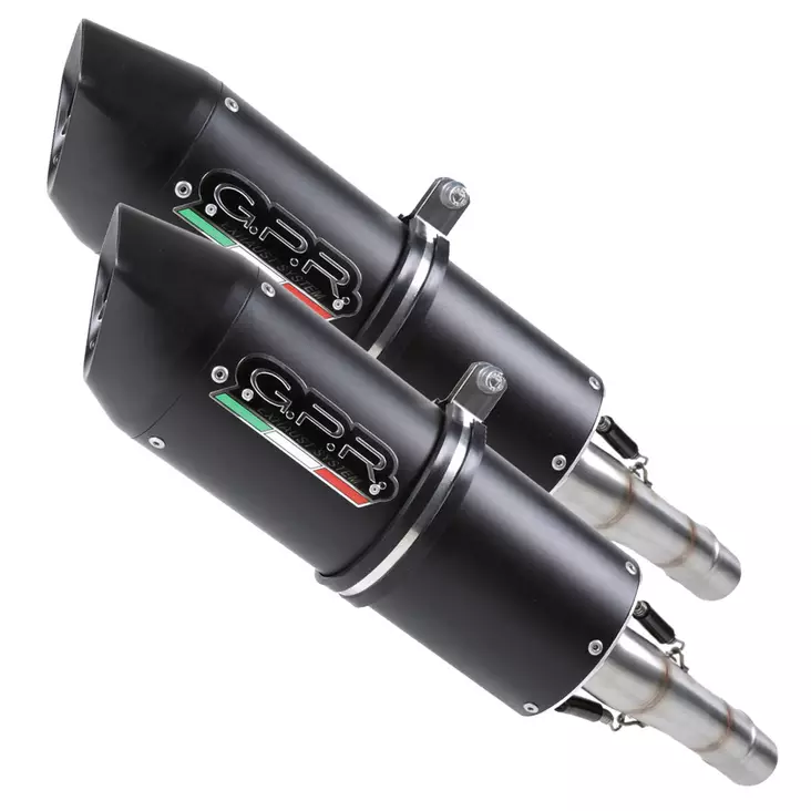 GPR Aprilia Tuono R 1000 Factory 2006/10 Pair EC-Approv. slip-on exhaust Furore - Duell MP varaosat ja tarvikkeet - 112720 - 1