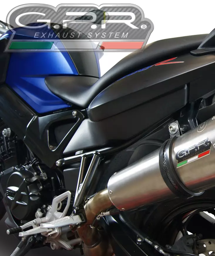 GPR Bmw F 800 R 2017/19 e4 EC-Approv. slip-on exhaust GP Evo4 Titanium - Duell MP varaosat ja tarvikkeet - 109810 - 1