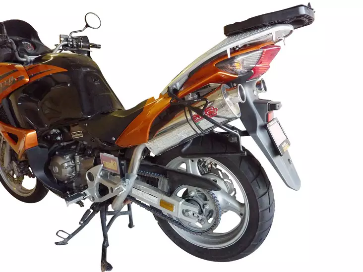 GPR Honda Varadero 1000 1999/11 Pair EC-Approv. slip-on exhaust Trioval - Duell MP varaosat ja tarvikkeet - 108010 - 1