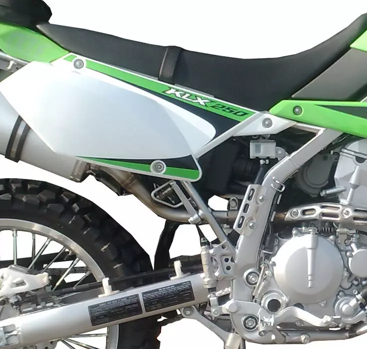 GPR Kawasaki Klx 250 i.e. 2009/16 EC-Approv. full line exhaust Satinox - Duell MP varaosat ja tarvikkeet - 110420 - 1