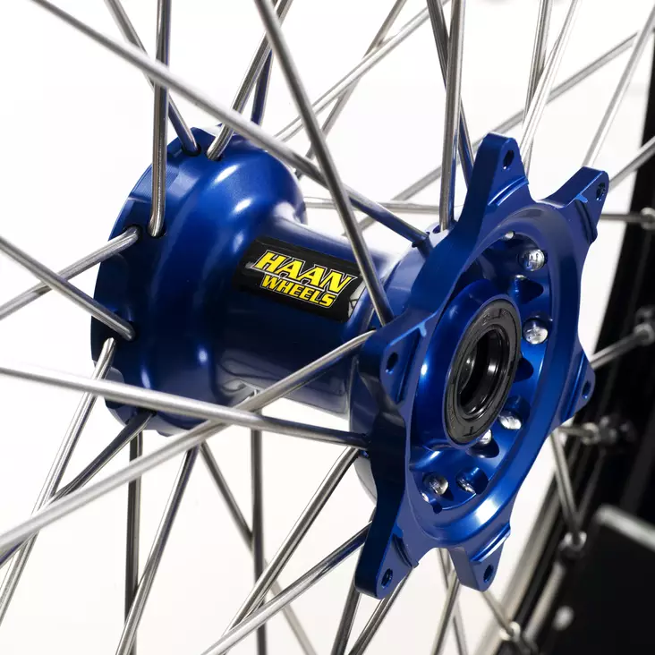 Haan wheel SX85 04-20 16-1,85 BLACK RIM/POLISHED ALLOY HUB - Duell MP varaosat ja tarvikkeet - 63110 - 1