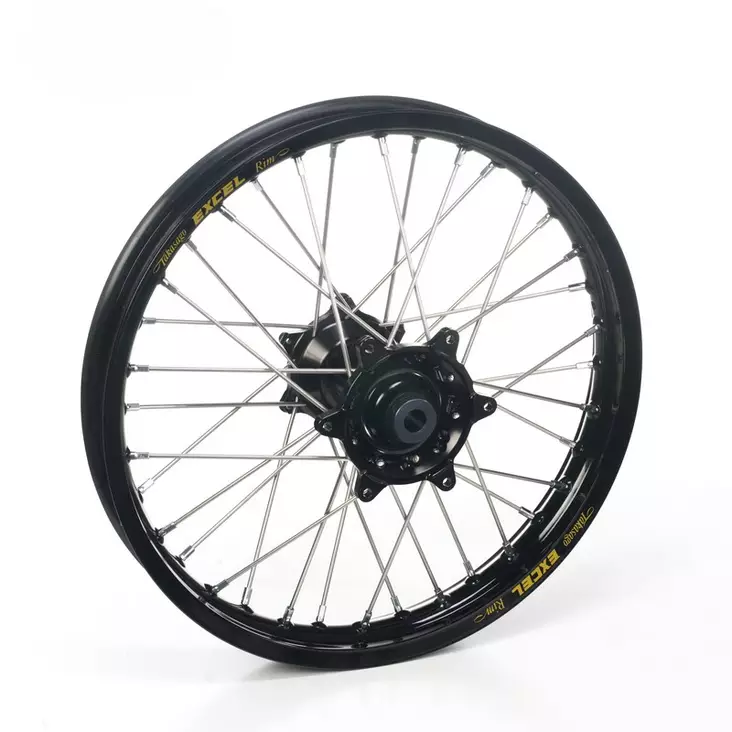 Haan wheel SX&SXF 23- 19-2,15 BLACK HUB/BLACK RIM - Duell MP varaosat ja tarvikkeet - 63390 - 1