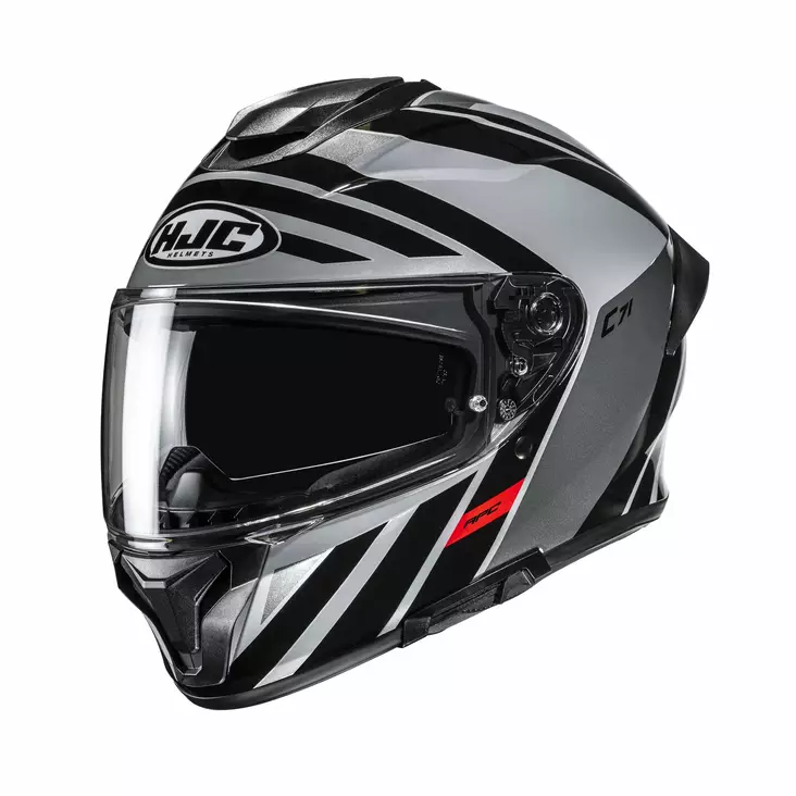 HJC Kypärä C71 Faber Musta/Harmaa MC5, S - Duell ajovarusteet - 55220 - 1
