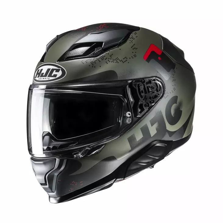 HJC Kypärä F71 Faco Vihreä/Musta MC1SF M - Duell ajovarusteet - 55570 - 1