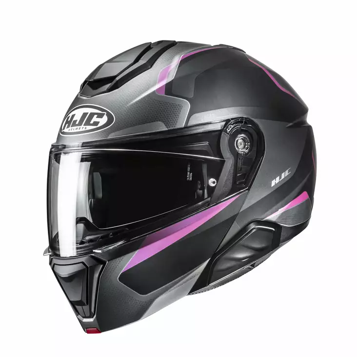 HJC Kypärä i91 Felio Harmaa/Pinkki MC8SF, XS - Duell ajovarusteet - 55830 - 1
