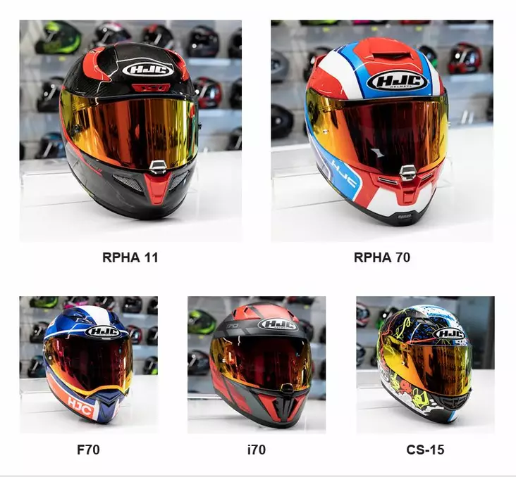 HJC visiiri HJ-26 Red fire Iridium RPHA 11 Pinlock Prepared - Duell ajovarusteet - 55970 - 1