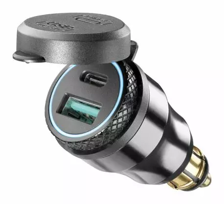 Interphone Din Adapter - 2 Usb - Duell MP varaosat ja tarvikkeet - 116640 - 1