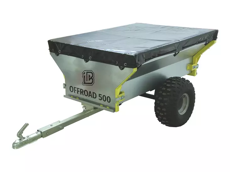 Iron Baltic PVC suojakate Offroad 500 -peräkärryyn - Mönkijän peräkärryjen varusteet - 360 - 1