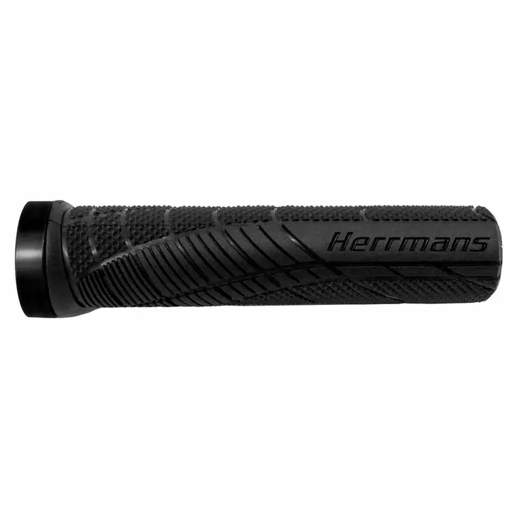 Kädensija HERRMANS Shark Lock lukkogrippi 130mm musta - Duell polkupyörien varaosat ja tarvikkeet - 124680 - 1