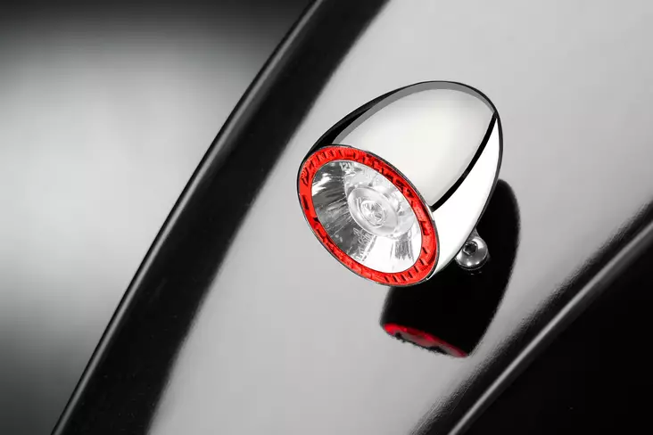 Kellermann Bullet 1000® RB chrome with clear glass - Duell MP varaosat ja tarvikkeet - 132100 - 1