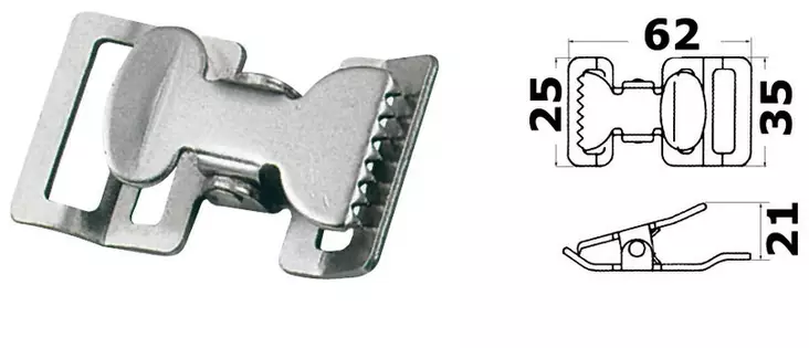 Kiristyssolki S.S. - Duell venetarvikkeet - 7430 - 1