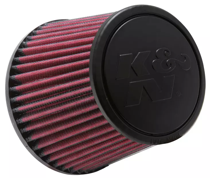 K&N Universal Clamp-On Air Filter 3-15/16" Flg 5-1/2"B 4-1/2"T: 4-7/16"H - Duell MP varaosat ja tarvikkeet - 128080 - 1