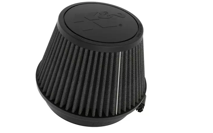 K&N Universal Clamp-On Air Filter 5"Flg 6-1/2" B 4-1/2" T 4" H - Duell MP varaosat ja tarvikkeet - 127450 - 1