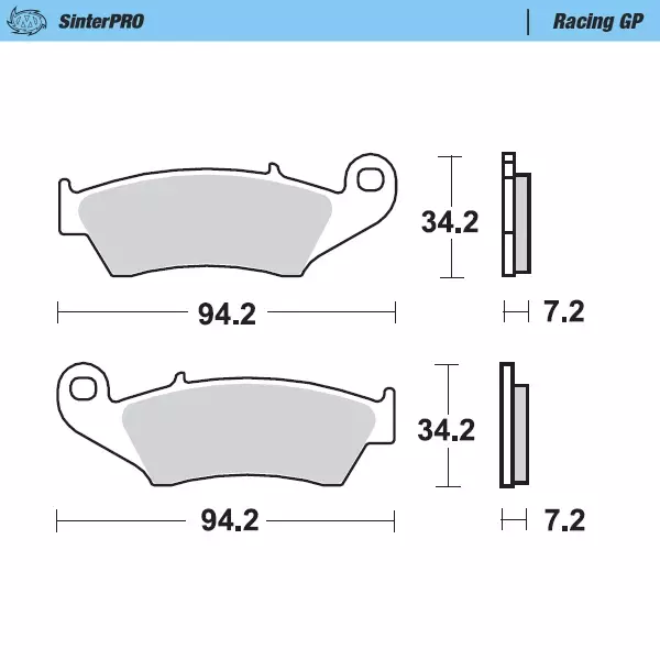 Moto-Master Jarrupalat Honda: CR 125-250-500 CRF 450 XR 400-600-650R K - Duell MP varaosat ja tarvikkeet - 120920 - 1