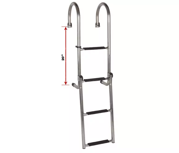 OS LADDER S/S 4 STEP (GUNWALE) - Duell venetarvikkeet - 133800 - 1