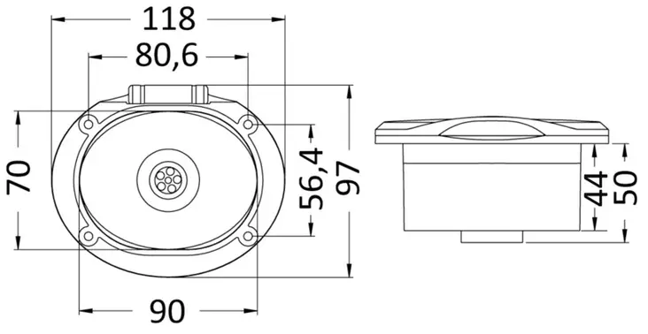 Osculati Elissa quick fitting hose connector for deck washdown - Duell venetarvikkeet - 6950 - 1