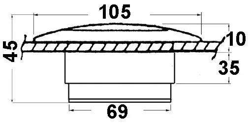 Osculati Vedenpitävä LED Ulkovalo 12V - Duell venetarvikkeet - 8050 - 1